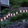 Plastic Luminaria Lanterns- Gold Lantern- 12ct