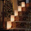 Plastic Luminaria Lanterns- Tan- 12ct
