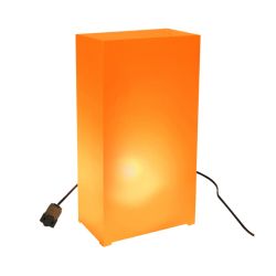 Electric Luminaria Kit- Orange- 10 Count