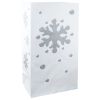 Flame Resistant Luminaria Bags- Snowflake-12ct