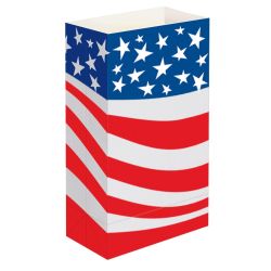 Flame Resistant Luminaria Bags- Americana- 12ct