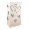 Luminaria Bags- Hearts- 24ct