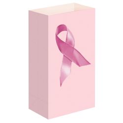 Luminaria Bags- Pink Ribbon- 24ct
