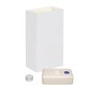 Candle Luminaria Kit- White- 12ct