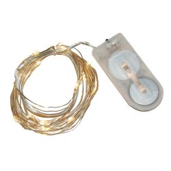 Warm White Mini LED String Lights- 3 Pack- 20 Count