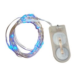 Blue Mini LED String Lights- 3 Pack- 20 Count