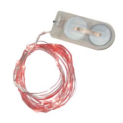 Red Mini LED String Lights- 3 Pack- 20 Count
