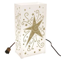 Electric Luminaria Kit- Star- 10 Count