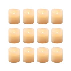 Flickering Votive Lights - Amber 12ct