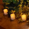 Flickering Votive Lights - Amber 12ct