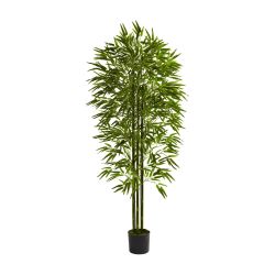 Nearly Natural Home Garden Decor 6' Bamboo Tree UV Resistant (Indoor/Outdoor)