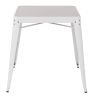 OSP Designs Paterson Metal Table in White Finish