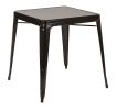 OSP Designs Paterson Metal Table in Black Finish