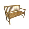 47"" Acacia Wood Outdoor Patio Furniture Bench