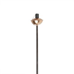 42"" Shiny, Sleek Copper Oil Lamp Outdoor Patio Torch