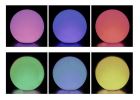 20"" LED Lighted Color Changing Outdoor Patio Ball Decoration with Remote - Multi Lights