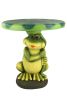 3-Piece Frog with Lily Pad Table & Chair Novelty Garden Patio Furniture Set