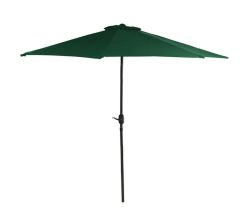 7.5' Outdoor Patio Market Umbrella with Hand Crank - Hunter Green