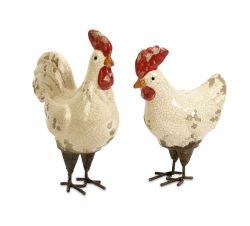 Quinn roosters - set of 2