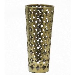 Benzara 70093 enticing vase with cut outs