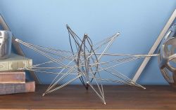 Enticing metal sculpture