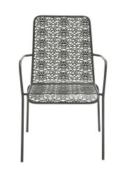 Chic looking metal outdoor chair